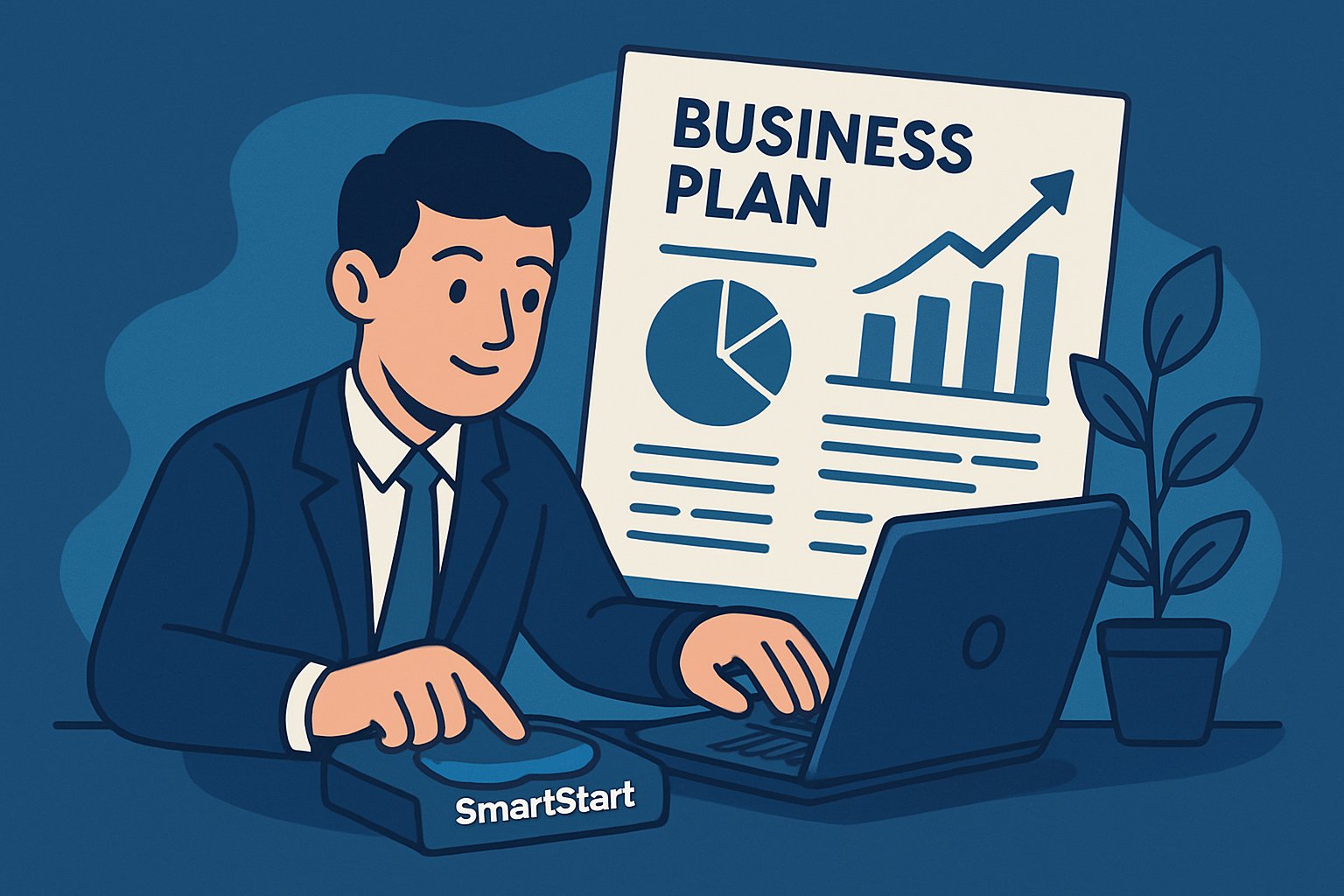 Template de business plan SmartStart Generator sans détour